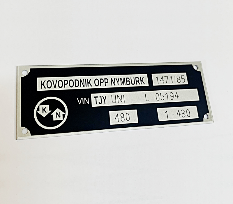 Typové štítky na karoserie 4